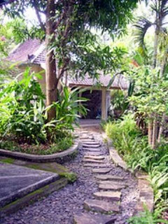 Detail eines Bungalows