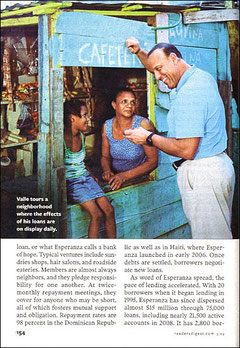 Foto di Marc Asnin su un articolo da Reader's Digest.