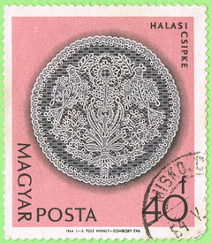 Hungary 1964 - Halas Lace