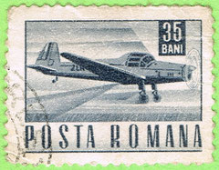 Romania 1968 Courier aircraft