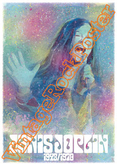 janis joplin,woodstock,joplin concert,joplin poster,affiche,psychedelic,female music,rose,janis portrait,new haven,san francisco,austin,joe cocker,cambridge