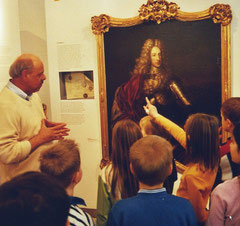 Foto: Badisches Landesmuseum (Schulklasse in der "Türkenbeute")