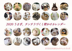 うさぎカレンダー チンチラカレンダー