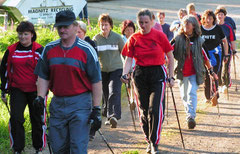 Nordic-Walking mit Reinhard Beer in Mähring