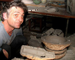 Pierre-François dans son atelier