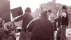 Mel Gibson at Craco for shooting The Passion