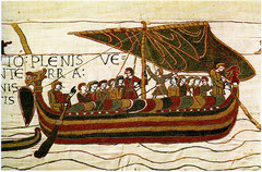 Teppich von Bayeux, normannisches Schiff