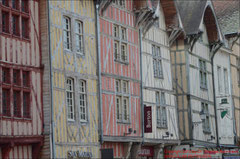 Fachwerkhäuser am Markt von Troyes