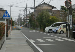 改修された高洲南幼稚園前水路