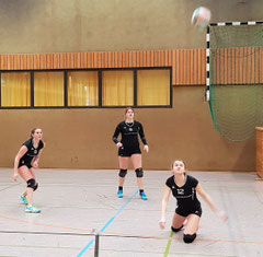 Kein Ball wird von Jana Koslowski verloren gegeben