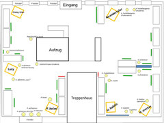 Ausstellungplan Erdgeschoss