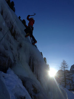 Eisklettern, Kandersteg, Sunnbüel, Spittelmatte
