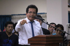 Jorge Zambrano Cedeño, alcalde de Manta, Ecuador.