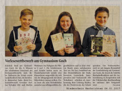 Ausschnitt Gocher Wochenblatt