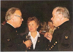 Gute Freunde: Heribert Riedler und Familie Ebenbichler im Jahr 1984