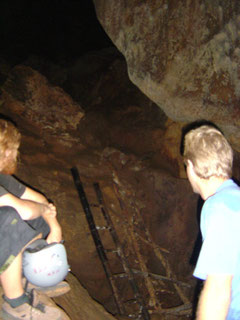 The final chamber we explored in the cave