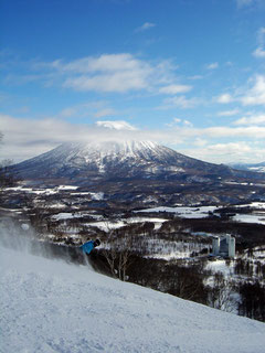 Mt. Yotei seen from the Niseko Village resort