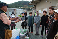 熊本の仮設住宅にて