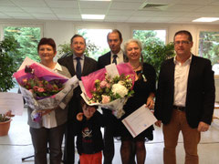 remise de médaille à St Pair-sur-Mer
