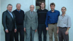 von links: Franz Wappel, Gerhard Dubszka, Gottlieb Hangl, Wolfgang Jelinek, Thomas Loidl, Günter Grünwald