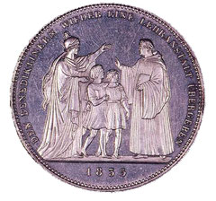 Bildnachweis: Bayrische Münzprägeanstalt 1835/Gedenkmuenzest-stephan/wikipedia.org