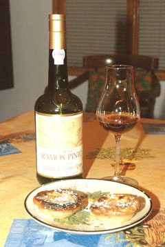 Ervamoira (20 year old tawny) + dois pastéis