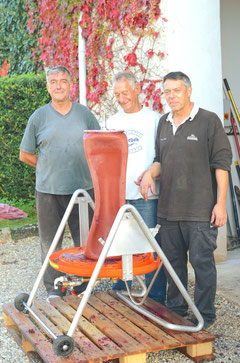 A droite, Patrice Boudignat