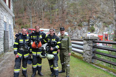 v.l.n.r. Pitschek Christian, Becker Schadt Hannes, Standmann Rene, ATS-Beauftragter Pitschek Friedrich