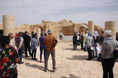 Ruines de l'église d'Avdat, ancien monastère nabatéen