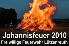 Johannisfeuer in Lützenreuth