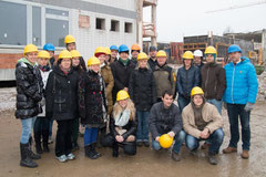 Besichtigung der Bauarbeiten des Bundesgymnasium Rechte Kremszeile. Foto: zVg