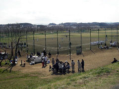 多摩川河川敷　リトルリーグ専用野球場