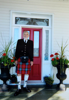 Mr. Ross McLean, great nephew of Hector L. McLean, visiting the Queen's Inn