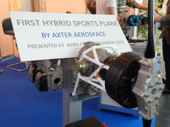 Hybrid Antrieb AX-40 von Axter Aerospace aus Spanien