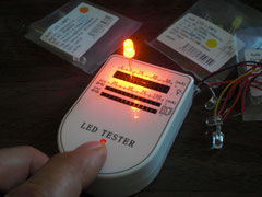 9V電池を使った各種の電流が流せるテスター