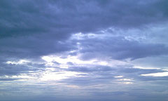 Sunset but no sun (Photo BaslerBiker)