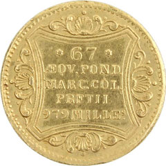Historische Goldmünze aus Borgholzhausen