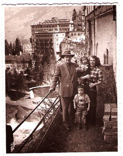 Familie Gerolds, Gastein 1956