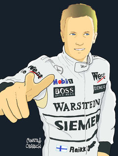 Kimi-Matias Räikkönen by Muneta & Cerracín