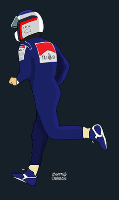 Jean (Giovanni Roberto) Alesi by Muneta & Cerracín