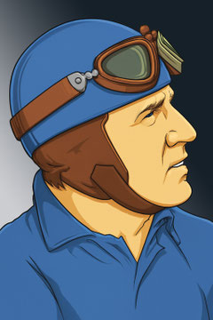 Alberto Ascari by Muneta & Cerracín