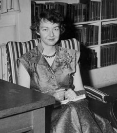 1952 at the autograph party for Flannery's novel, Wise Blood,