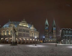 Panorama Marktplatz Bremen