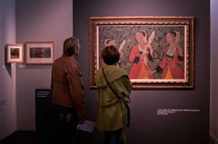 Vue de l’exposition Les peintres de Pont-Aven du musée de Brest. © Mathieu Le Gall.