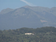 Das Haupthaus ,Col Muson,von Castelcucco aus gesehen