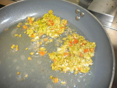 galettes d'avoine aux brocolis, carottes et oignons