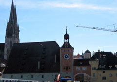 Brückenturm und Salzstadel, Regensburg