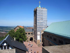 Wartburg, Hofburg mit Bergfried und Palas