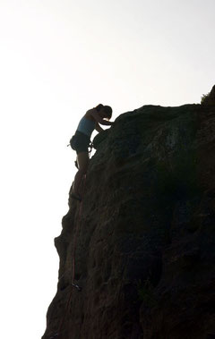 Stefania Scarabelli klimbing