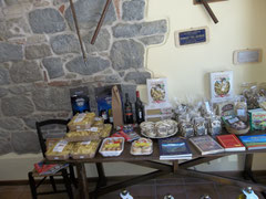 Some of the goods for sale in Amandola's new shop
